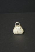 Place Card Holder Silver Handbag