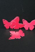 Pink Butterfly Name Tag